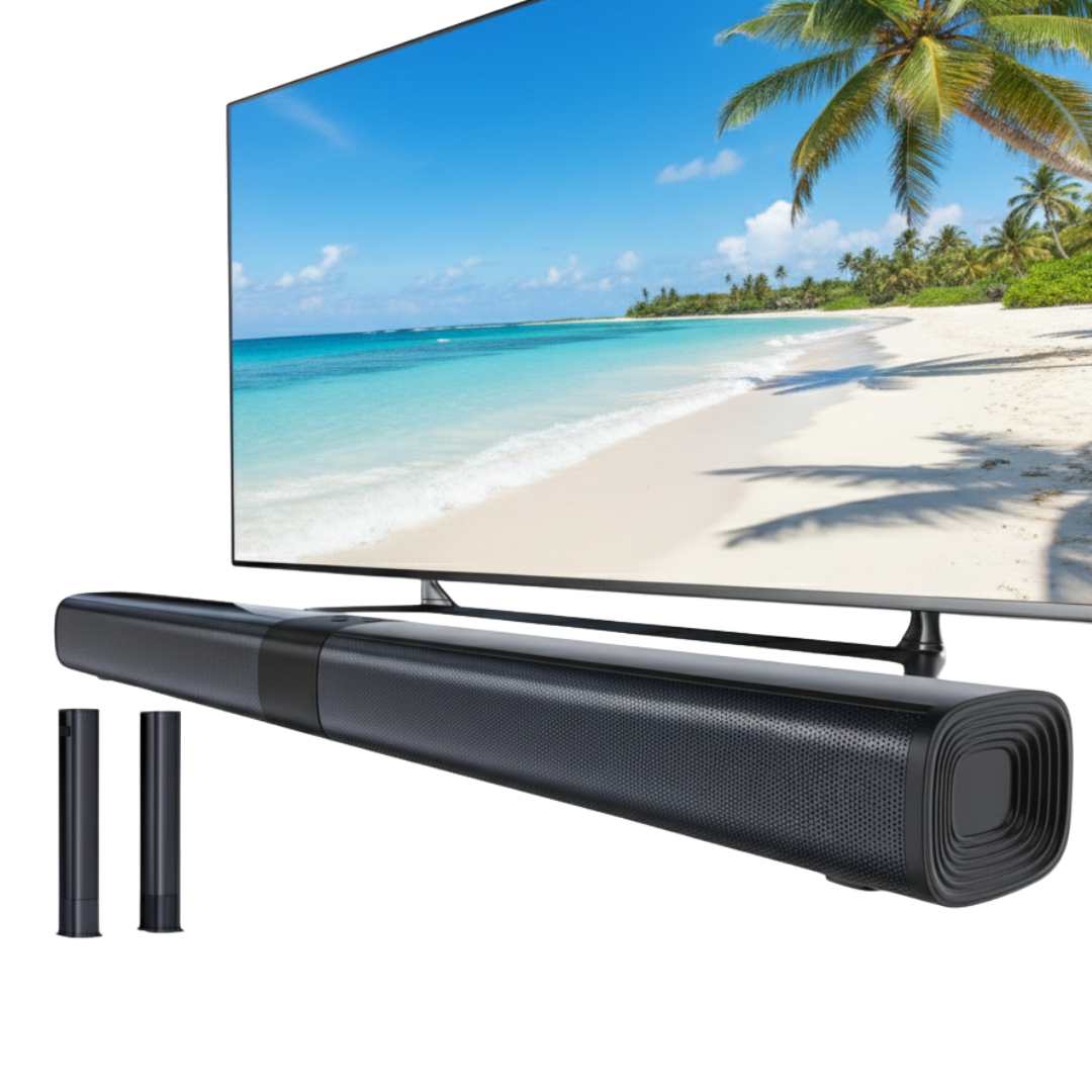 100W Bluetooth Speaker for Smart TV with Detachable Surround and ARC Connection