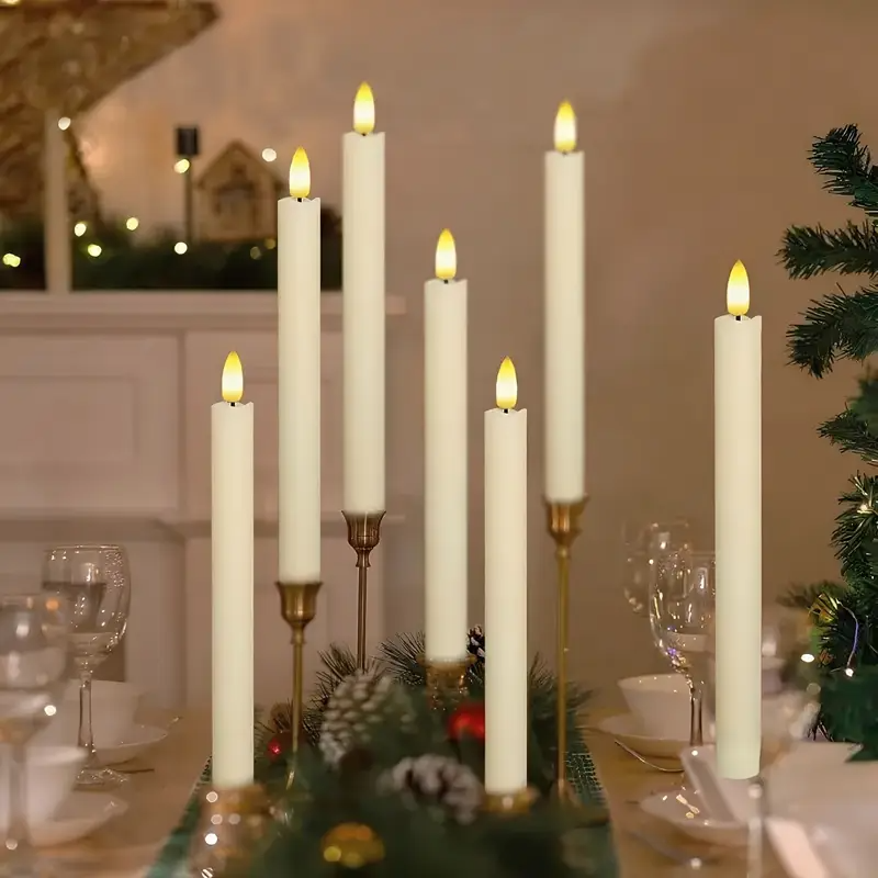 Flameless Electronic Candles - 12pack