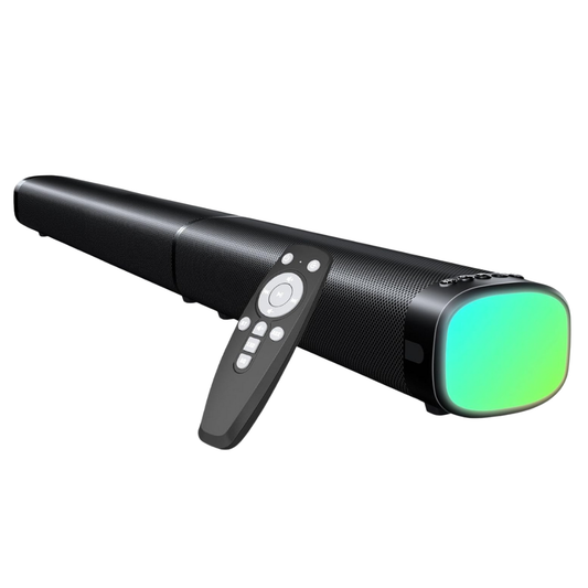 100W Bluetooth Speaker for Smart TV with RGB Lights and Detachable Design