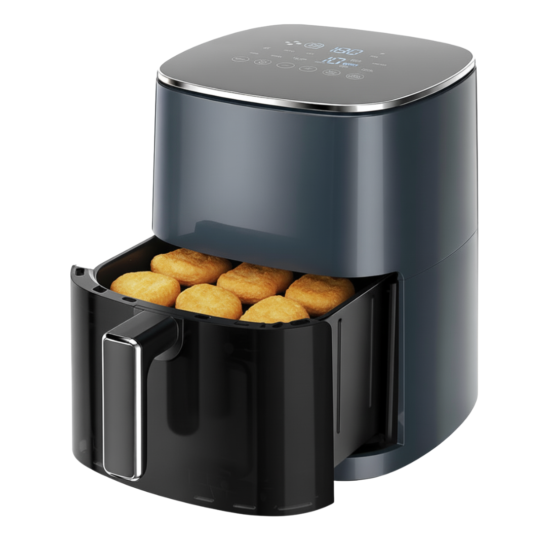 6 Quart Air Fryer with Viewing Window, 12-in-1 Digital Family Oven