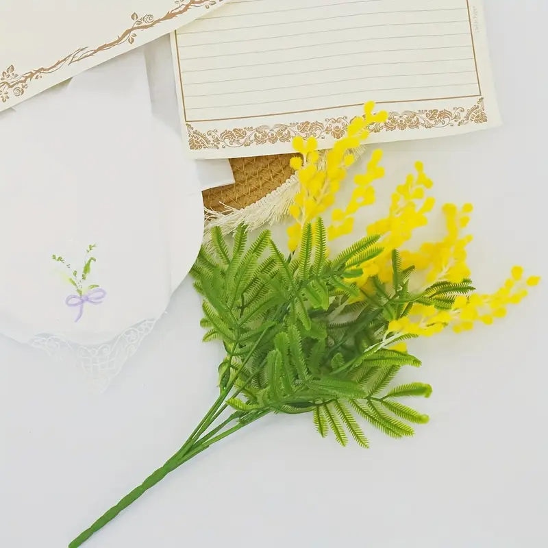 Artificial Yellow Acacia Flowers