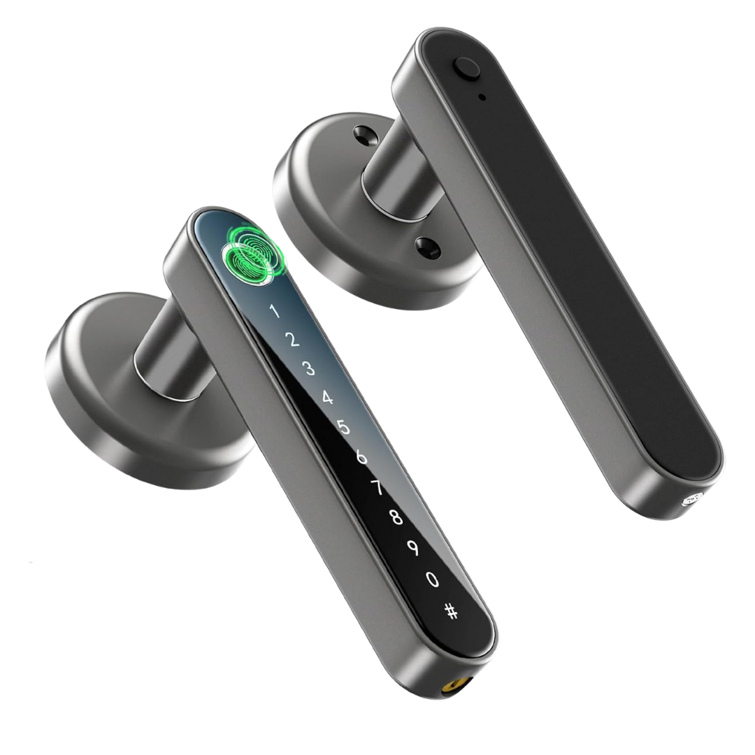 Biometric Smart Door Lock with Fingerprint PIN App Access and Auto Lock