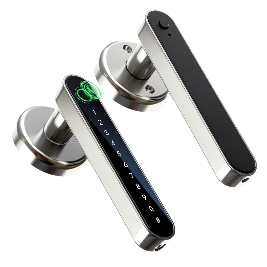 Biometric Smart Door Lock with Fingerprint PIN App Access and Auto Lock