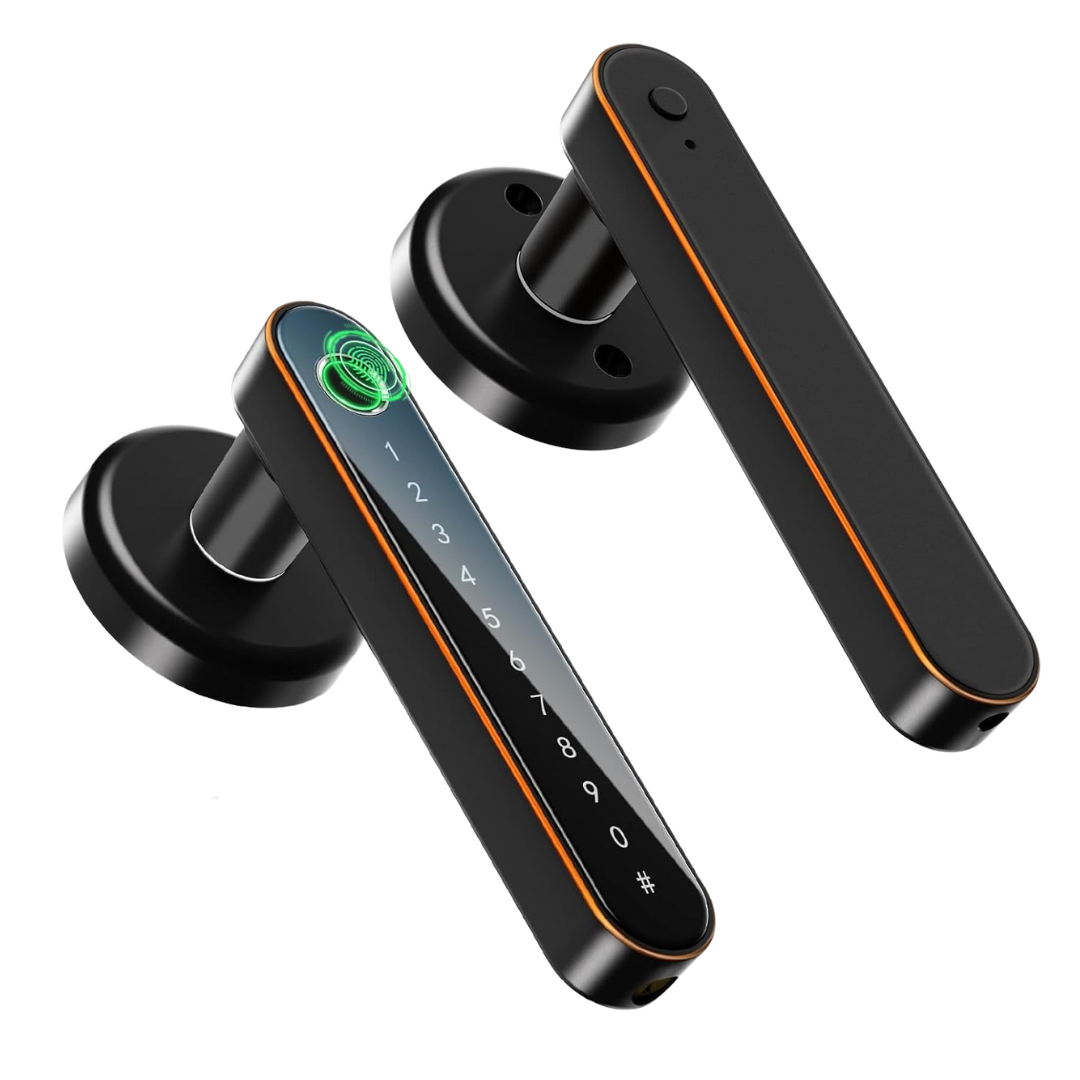 Biometric Smart Door Lock with Fingerprint PIN App Access and Auto Lock