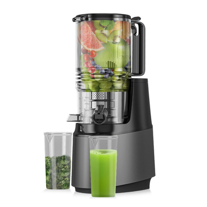 Cold Press Juicer 400W with 5 Inch Feed Reverse Function and Lid Interlock