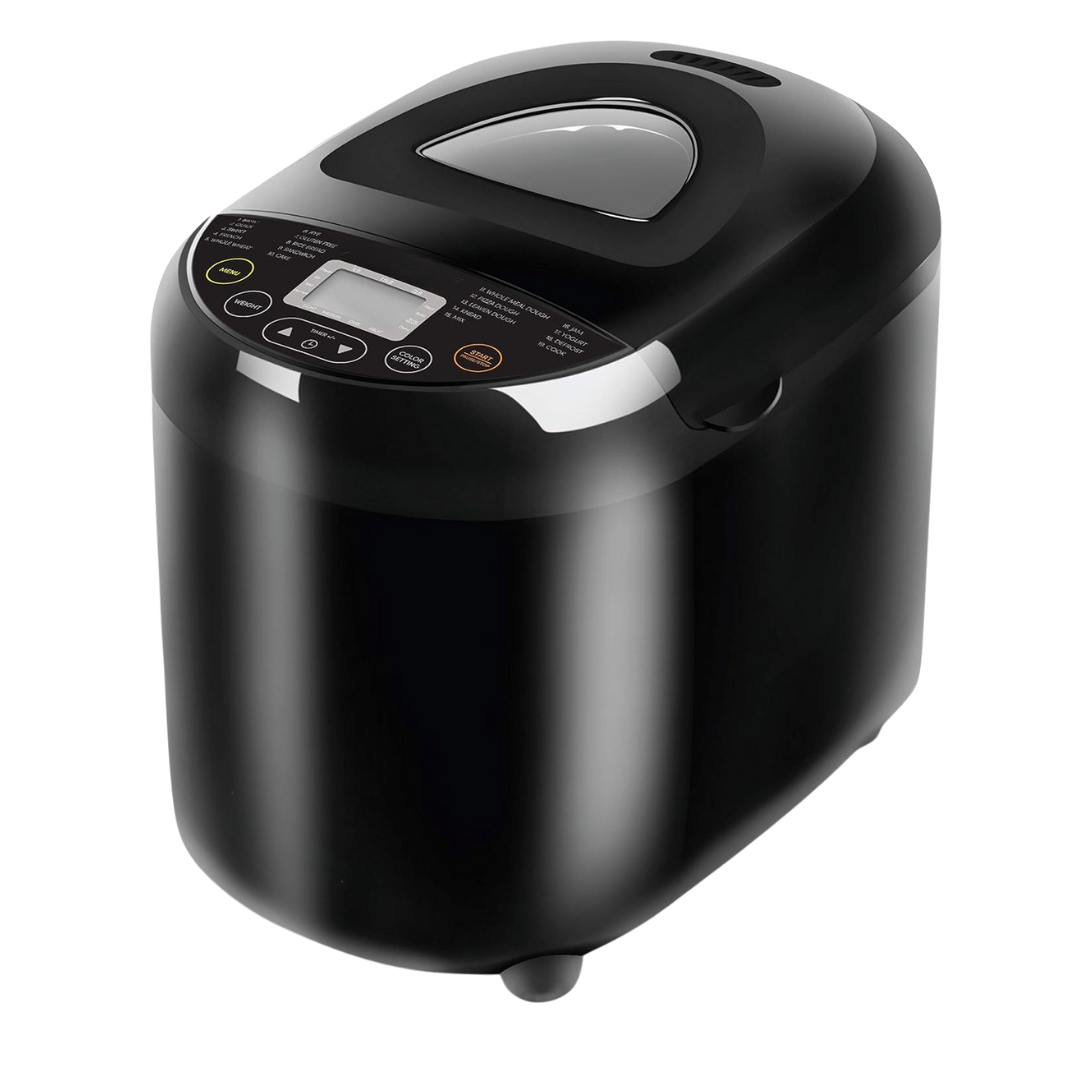 Digital Bread Maker with 19 Programs 15-Hour Timer and Nonstick Pan