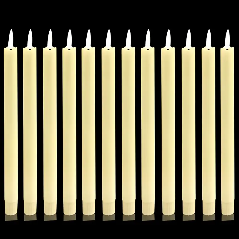Flameless Electronic Candles - 12pack