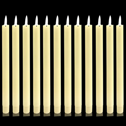 Flameless Electronic Candles - 12pack