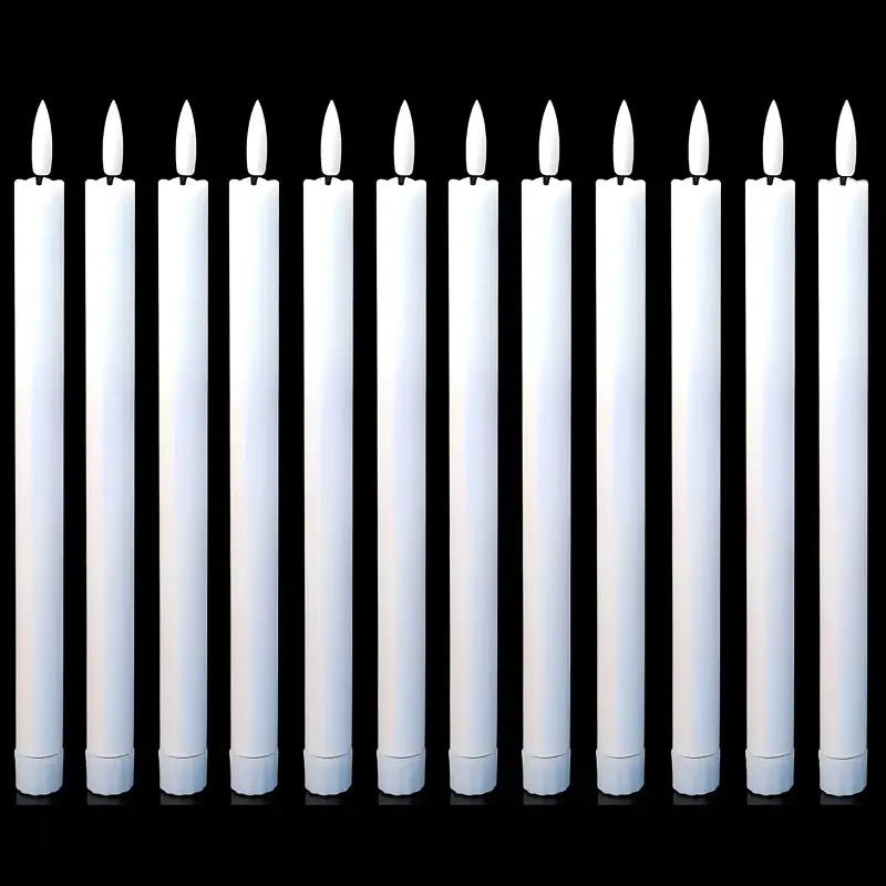 Flameless Electronic Candles - 12pack