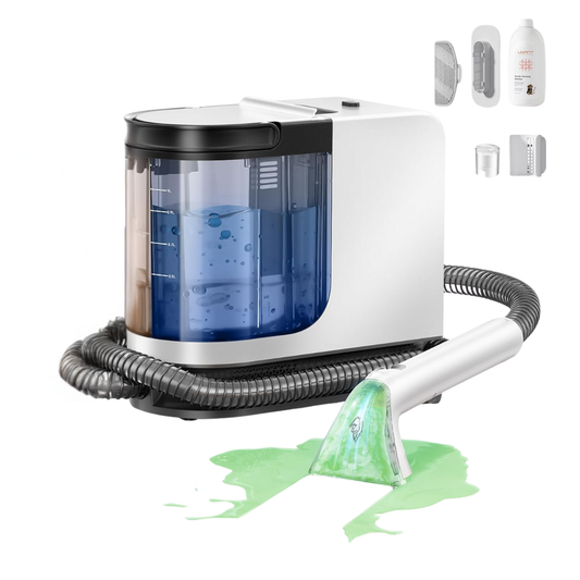 Portable Carpet and Upholstery Cleaner with 18Kpa Suction Power