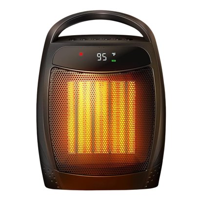 Portable Ceramic Space Heater with Thermostat Fan and Auto Shut Off