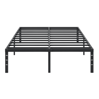 Steel Platform Bed Frame 18-Inch High with Underbed Storage Space