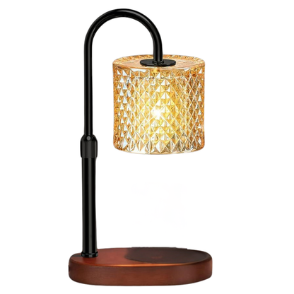 Adjustable Candle Warmer Lamp with Timer and Dimmer Control