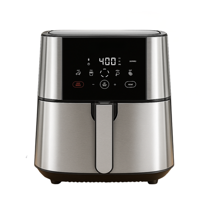 Touchscreen Air Fryer with LED Reminder and Auto Shutoff